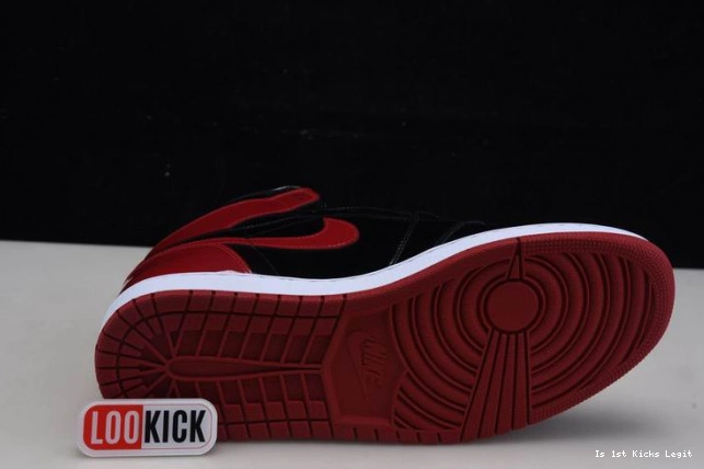 OG 1 Air High Patent Jordan Bred 555088-063 0809